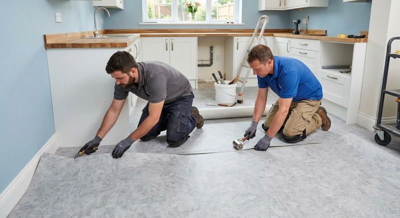 Linoleum Floor Installation